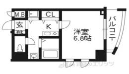 グランドパレス京都烏丸五条間取り図面
