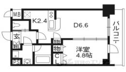 ベラジオ五条堀川３間取り図面