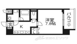 ベラジオ五条堀川３間取り図面