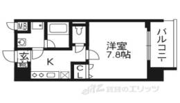 ベラジオ五条堀川３間取り図面