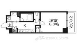  ｱｽｳﾞｪﾙ京都西大路御池702間取り図面
