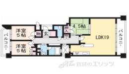 アールヴェール河原町二条間取り図面