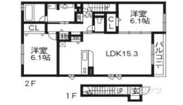 Ｋ’ｓ　Ｆｅｒｉｏ　Ａ棟間取り図面