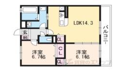 シャルマンフォート３間取り図面