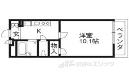レオパレス京都十条間取り図面