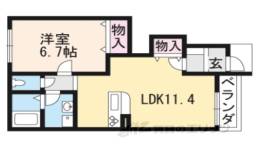 グランディール栗東間取り図面