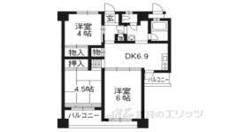 洛西新林団地２８号棟間取り図面