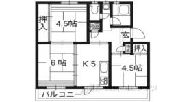 洛西新林団地１６号棟間取り図面