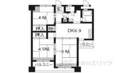 洛西新林団地３０号棟間取り図面