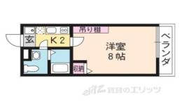 フラッティ上七軒間取り図面