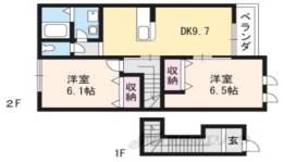 城畔1825間取り図面
