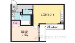 フィオーレ西院間取り図面