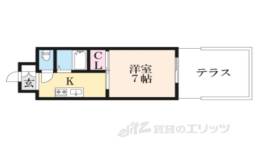 ル・パルトネール西大路御池間取り図面