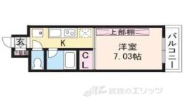 ル・パルトネール西大路御池間取り図面