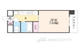 ル・パルトネール西大路御池間取り図面