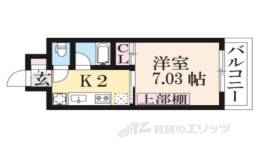 ル・パルトネール西大路御池間取り図面