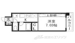 ル・パルトネール西大路御池間取り図面