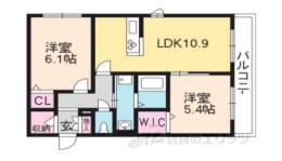 グリナージュ岩倉Ａ棟間取り図面