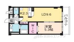 アンプルールフェール西大路間取り図面
