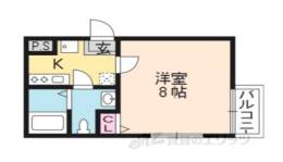 リヴェール京都三条間取り図面