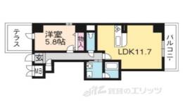 御所南レジデンシャル間取り図面