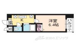 エイペックス京都新京極１間取り図面