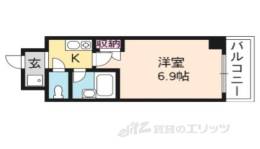 サンシティ四条西洞院間取り図面