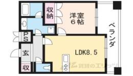 サンシティ四条西洞院間取り図面
