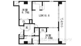 VILLE HEIAN四条烏丸間取り図面