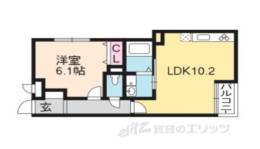 レジデンス北白川間取り図面