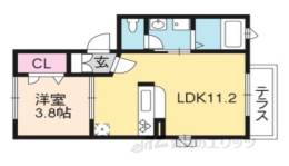 ハイエスト京都桂川間取り図面