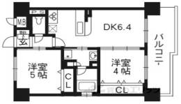 ｴｽﾃﾑﾌﾟﾗｻﾞ京都河原町通２ﾚｼﾞﾃﾞﾝｼｬﾙ間取り図面