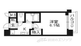 プレサンス京都四条烏丸間取り図面