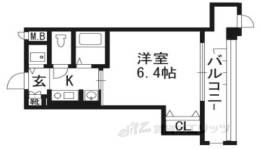 エステムコート京都河原町プレジール間取り図面