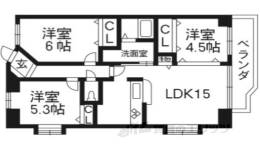 アメニティ膳所604間取り図面