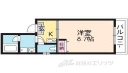 シャトウ・リクセリオント御所南間取り図面