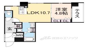 ベラジオ西陣聚楽間取り図面