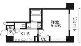 ベラジオ西陣聚楽202間取り図面