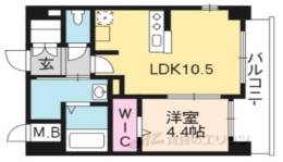 グラン・アミール御池間取り図面