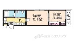 WEST9五条烏丸間取り図面