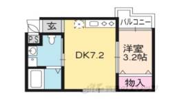 WEST9五条烏丸間取り図面