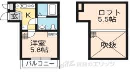 WEST9 中書島間取り図面
