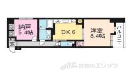 ＣＡＬＭ押小路通間取り図面