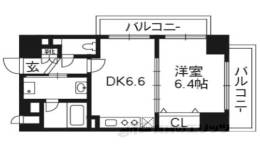 ｴｽﾃﾑﾌﾟﾗｻﾞ京都河原町通２ﾚｼﾞﾃﾞﾝｼｬﾙ間取り図面