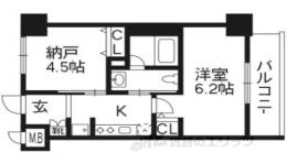 ｴｽﾃﾑﾌﾟﾗｻﾞ京都河原町通２ﾚｼﾞﾃﾞﾝｼｬﾙ間取り図面