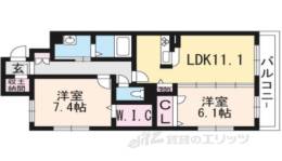 シャーメゾン伏水間取り図面