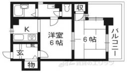 ライオンズマンション四条大宮間取り図面
