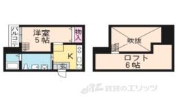 リーフコート桃山間取り図面
