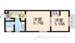 Ｏｐｔｉｍａ御所西藪之内町間取り図面