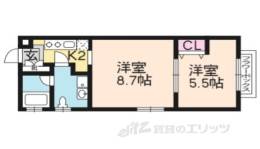 Ｏｐｔｉｍａ御所西藪之内町間取り図面